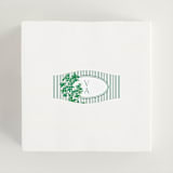 "Tropical Toile" - Wedding Favor Stickers in Jade by Jenna Holcomb - In Use