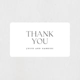 "tomorrows" - Wedding Favor Stickers in Ink by Lori Wemple - Front