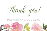 "Watercolor Floral" - Wedding Favor Stickers in Olive by Yao Cheng Design - In use