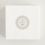 "Curves" - Wedding Favor Stickers in Chiffon by Amy Payne - In use