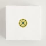 "Coastal Drift" - Wedding Favor Stickers in Caribbean Citrus by Pixel and Hank - In use