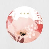 "autumn fest" - Wedding Favor Stickers in Autumn by Phrosné Barwood - Front