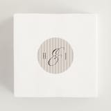 "Mirin" - Wedding Favor Stickers in Linen by Kate Ahn - In use