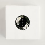 "Botanical Love" - Wedding Favor Stickers in Black Tie by Susan Moyal - In use