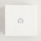 "Hand illustrated Garden Gate" - Wedding Favor Stickers in Forest by Jackie Crawford - In use
