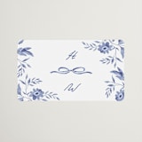 "Daisy Toile" - Wedding Favor Stickers in Willow by Susan Zinader - Front