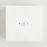 "Grande" - Wedding Favor Stickers in Cotton by Carolyn Nicks - In use