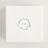 "Enchanted Evening" - Wedding Favor Stickers in Lavender by Design Lotus - In use