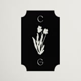 "la graine" - Wedding Favor Stickers in Onyx by Alaina Cherup - Front