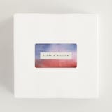 "At Dusk" - Wedding Favor Stickers in Sunset by Sumak Studio - In use