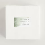 "Hillside" - Wedding Favor Stickers in Moss by Hannah Williams - In use