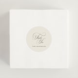 "Wonderful Tonight" - Wedding Favor Stickers in Oreo Creme by Design Lotus - In use