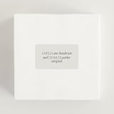 "Modernique" - Wedding Favor Stickers in Stone by Ashlee Townsend - In use