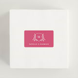 "Everlasting" - Wedding Favor Stickers in Carnation by Jennifer Postorino - In use