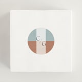 "Trois" - Wedding Favor Stickers in Almond by Blustery August - In use