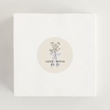 "Sealed" - Wedding Favor Stickers in Daisy by Baumbirdy - In use