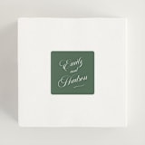 "Enchanted" - Wedding Favor Stickers in Garden by Alston Foster - In use