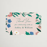 "Le Jardin" - Wedding Favor Stickers in Petal by Elly - Front