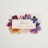 "Bouquet" - Wedding Favor Stickers in Cream by Lori Wemple - Front