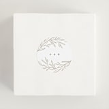 "Bianca" - Wedding Favor Stickers in Ink by Kristie Kern - In use