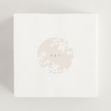 "Everly" - Wedding Favor Stickers in Latte by Kristie Kern - In use