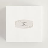 "Trailing Vines" - Wedding Favor Stickers in Almond by Erin L. Wilson - In use