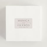"And Centered" - Wedding Favor Stickers in Cream by Hooray Creative - In use
