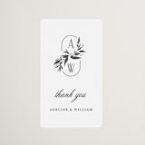 "Vining" - Wedding Favor Stickers in Chantilly by Jessica Williams - Front