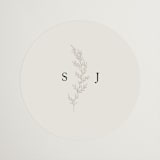 "To Hold" - Wedding Favor Stickers in Ivory by Carolyn Nicks - Front