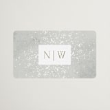 "Effervescent" - Wedding Favor Stickers in Dove by Meggy Masters - Front