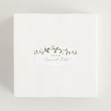 "Canopy" - Wedding Favor Stickers in Ivy by Everett Paper Goods - In use