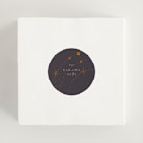 "North" - Wedding Favor Stickers in Twilight by Baumbirdy - In use
