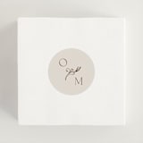 "Ornate Elegance" - Wedding Favor Stickers in Ivory by Maria Hilas-Louie - In use