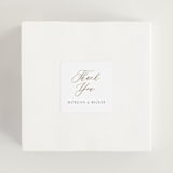 "Postcard" - Wedding Favor Stickers in Snow by Kaydi Bishop - In use