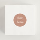 "Unity" - Wedding Favor Stickers in Clay by Morgan Kendall - In use