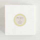 "Campania" - Wedding Favor Stickers in Limone by Megan Davis - In use