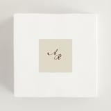 "Mughal Gardens" - Wedding Favor Stickers in Ivory by Sherley Ferreira - In Use