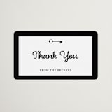 "Hotel" - Wedding Favor Stickers in Ivory by Studio Suku - Front