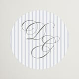 "Ocean Point" - Wedding Favor Stickers in Sky by Everett Paper Goods - Front