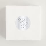 "Ocean Point" - Wedding Favor Stickers in Sky by Everett Paper Goods - In Use
