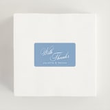 "Marenza" - Wedding Favor Stickers in Bluebell by Jessica Williams - In Use