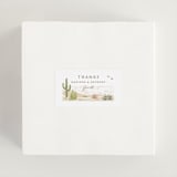"Westward" - Wedding Favor Stickers in Red Rock by Paper Sun Studio - In use