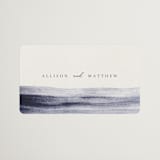 "Stillness" - Wedding Favor Stickers in Horizon by Sumak Studio - Front
