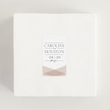 "Getaway" - Wedding Favor Stickers in Snow by Erin L. Wilson - In use