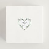 "Monogramed Arch" - Wedding Favor Stickers in Mojito by Susan Moyal - In use