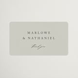 "Astoria" - Wedding Favor Stickers in Spring by Kelly Schmidt - Front
