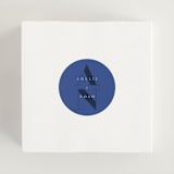 "Centro" - Wedding Favor Stickers in Marseille Bleu by Up Up Creative - In use