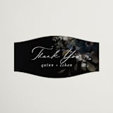 "Vintage Botanical" - Wedding Favor Stickers in Midnight by Grace Kreinbrink - Front