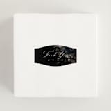 "Vintage Botanical" - Wedding Favor Stickers in Midnight by Grace Kreinbrink - In use