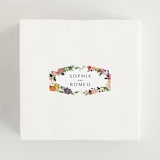 "Secret Garden" - Wedding Favor Stickers in Daisy by Susan Moyal - In use
